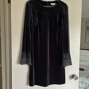 Calvin Klein velour dress